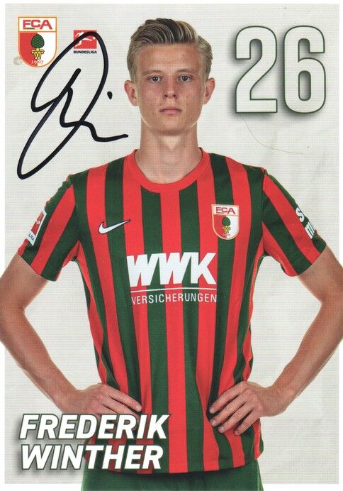 Autogramm Fussball | FC Augsburg | 2021 | Frederik WINTHER