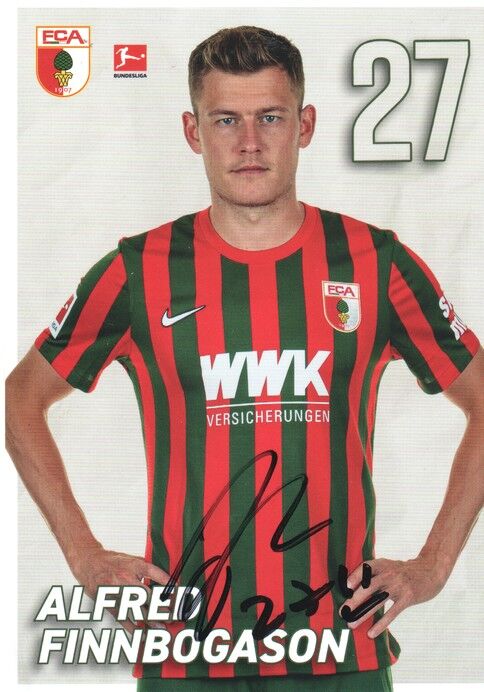 Autogramm Fussball | FC Augsburg | 2021 | Alfred FINNBOGASON