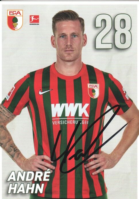 Autogramm Fussball | FC Augsburg | 2021 | Andre HAHN