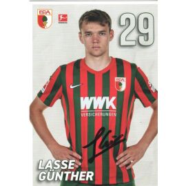 Autogramm Fussball | FC Augsburg | 2021 | Lasse GÜNTHER
