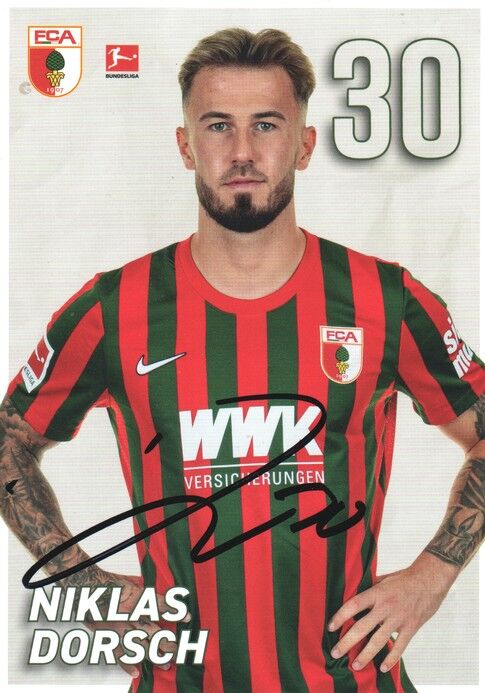 Autogramm Fussball | FC Augsburg | 2021 | Niklas DORSCH