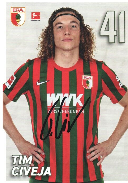 Autogramm Fussball | FC Augsburg | 2021 | Tim CIVEJA