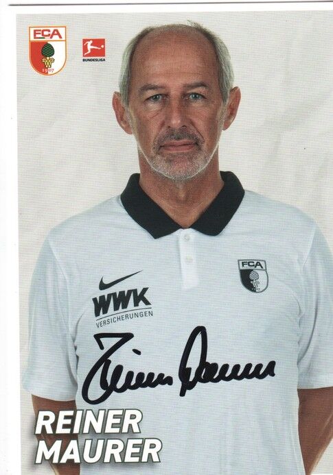 Autogramm Fussball | FC Augsburg | 2021 | Reiner MAURER