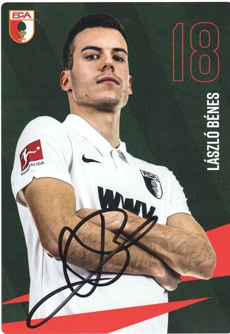 Autogramm Fussball | FC Augsburg | 2020 | Laszlo BENES