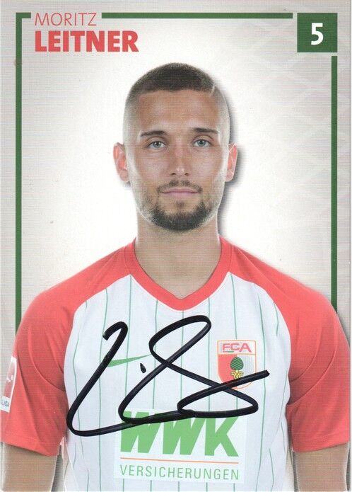 Autogramm Fussball | FC Augsburg | 2017 | Moritz LEITNER