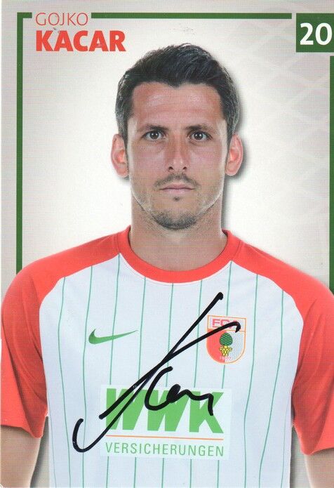 Autogramm Fussball | FC Augsburg | 2017 | Gojko KACAR
