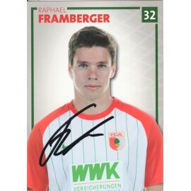 Autogramm Fussball | FC Augsburg | 2017 | Raphael FRAMBERGER