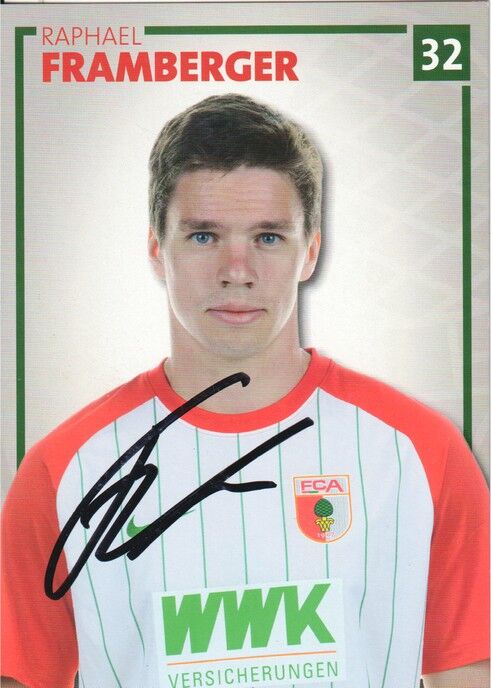 Autogramm Fussball | FC Augsburg | 2017 | Raphael FRAMBERGER