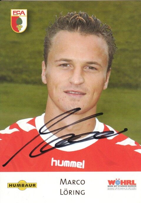 Autogramm Fussball | FC Augsburg | 2005 | Marco LÖRING