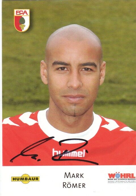 Autogramm Fussball | FC Augsburg | 2005 | Mark RÖMER