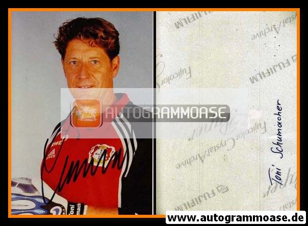 Autogramm Fussball | Bayer Leverkusen | 2001 Foto | Harald SCHUMACHER