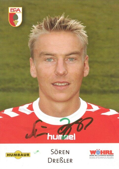 Autogramm Fussball | FC Augsburg | 2005 | Sören DRESSLER