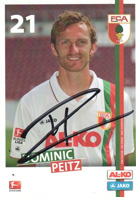 Autogramm Fussball | FC Augsburg | 2011 | Dominic PEITZ