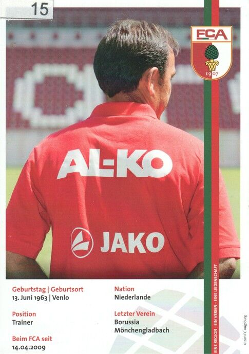 Autogramm Fussball | FC Augsburg | 2011 | Jos LUHUKAY