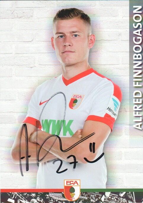 Autogramm Fussball | FC Augsburg | 2016 | Alfred FINNBOGASON
