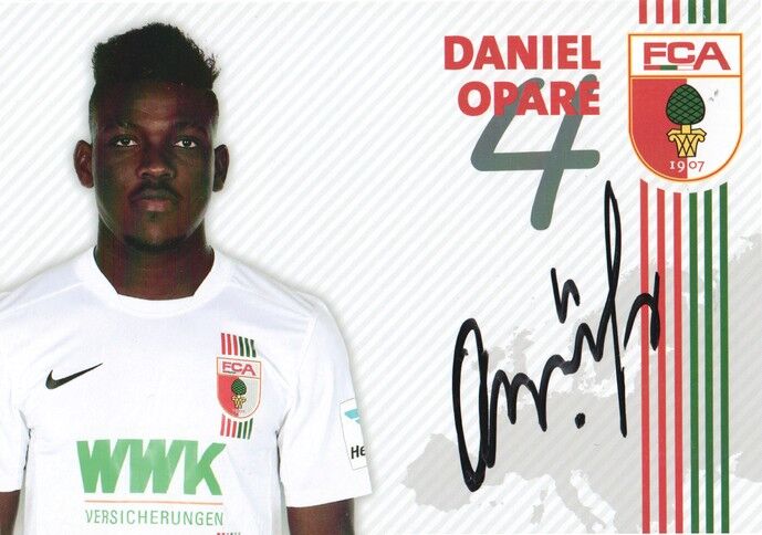 Autogramm Fussball | FC Augsburg | 2015 | Daniel OPARE