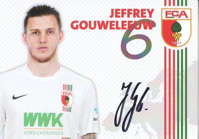 Autogramm Fussball | FC Augsburg | 2015 | Jeffrey GOUWELEEUW