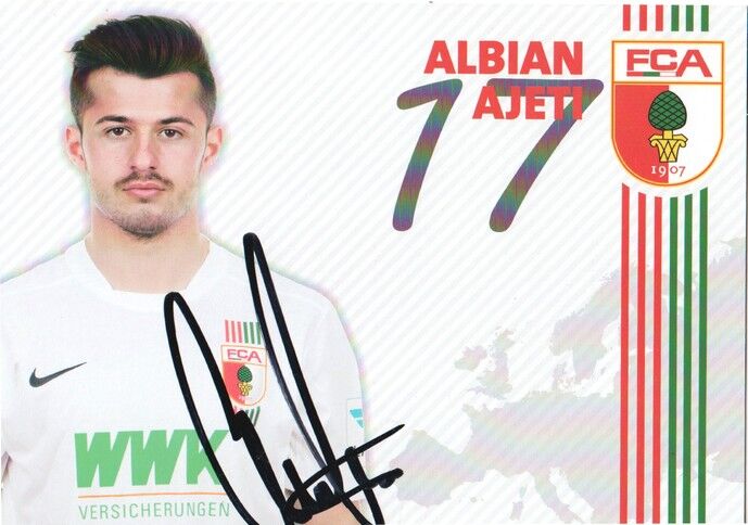 Autogramm Fussball | FC Augsburg | 2015 | Albain AJETI