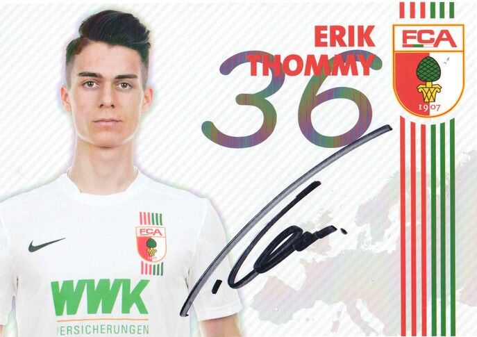 Autogramm Fussball | FC Augsburg | 2015 | Erik THOMMY