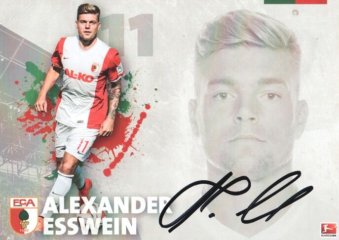 Autogramm Fussball | FC Augsburg | 2014 | Alexander ESSWEIN