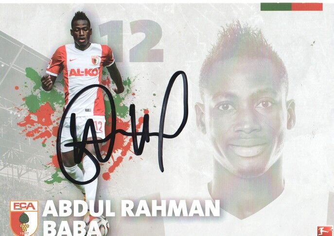 Autogramm Fussball | FC Augsburg | 2014 | Abdul Rahman BABA