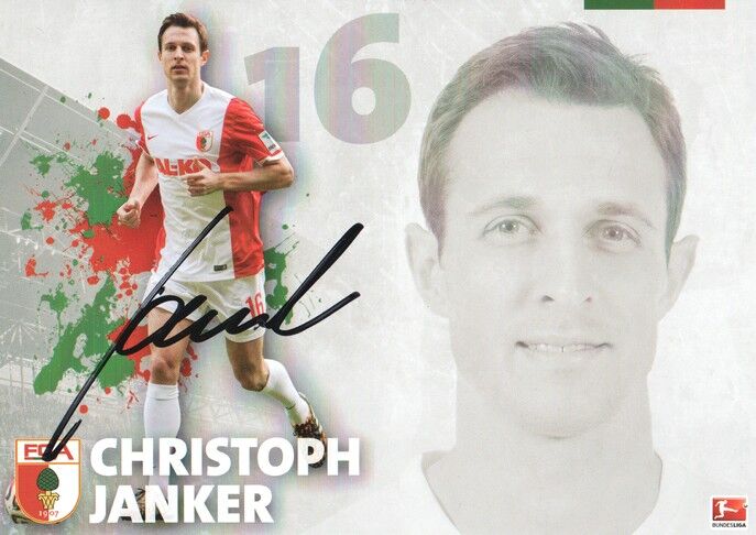 Autogramm Fussball | FC Augsburg | 2014 | Christoph JANKER