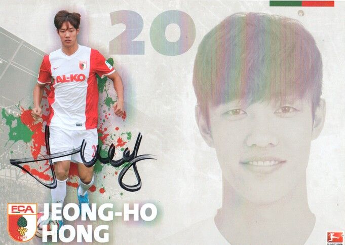 Autogramm Fussball | FC Augsburg | 2014 | Jeong-Ho HONG