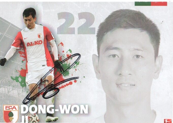 Autogramm Fussball | FC Augsburg | 2014 | Dong-Won JI