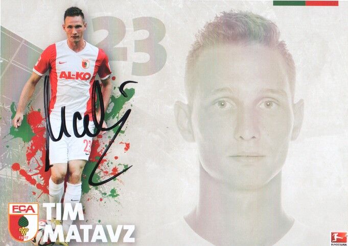 Autogramm Fussball | FC Augsburg | 2014 | Tim MATAVZ