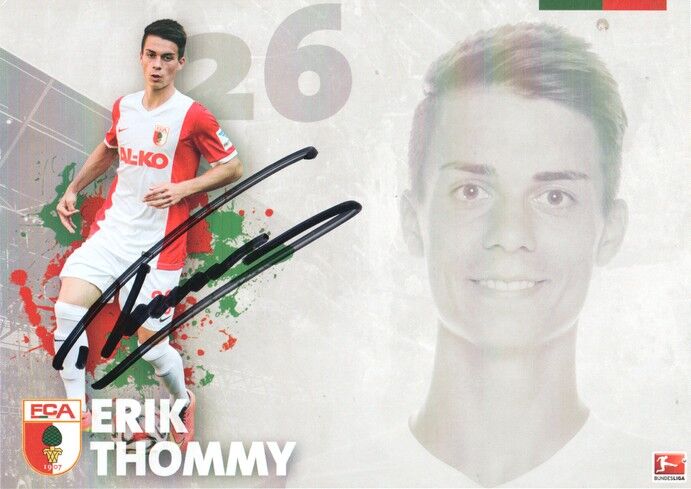 Autogramm Fussball | FC Augsburg | 2014 | Erik THOMMY