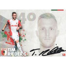 Autogramm Fussball | FC Augsburg | 2014 | Tim RIEDER
