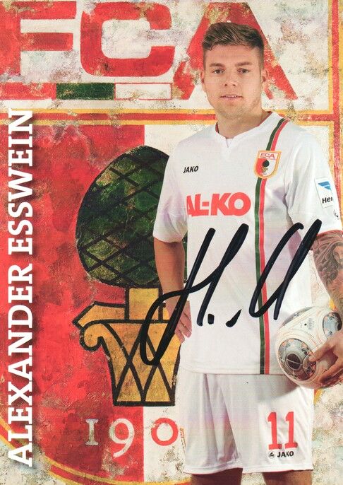Autogramm Fussball | FC Augsburg | 2013 | Alexander ESSWEIN
