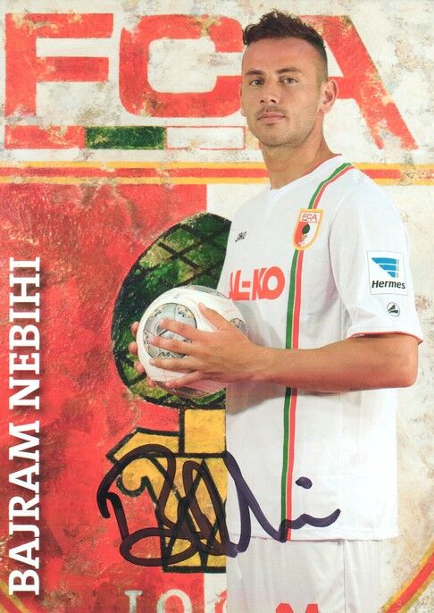 Autogramm Fussball | FC Augsburg | 2013 | Bajram NEBIHI