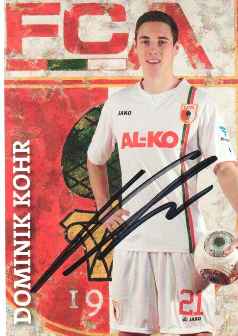 Autogramm Fussball | FC Augsburg | 2013 | Dominik KOHR