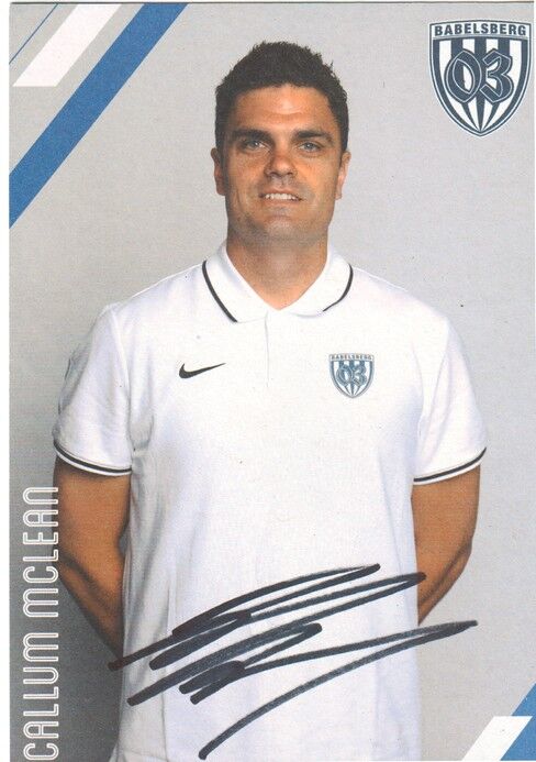 Autogramm Fussball | SV Babelsberg 03 | 2019 | Callum McLEAN