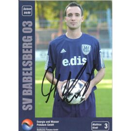 Autogramm Fussball | SV Babelsberg 03 | 2004 | Matthias KINDT