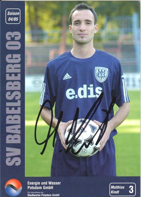 Autogramm Fussball | SV Babelsberg 03 | 2004 | Matthias KINDT