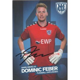 Autogramm Fussball | SV Babelsberg 03 | 2014 | Dominic FEBER