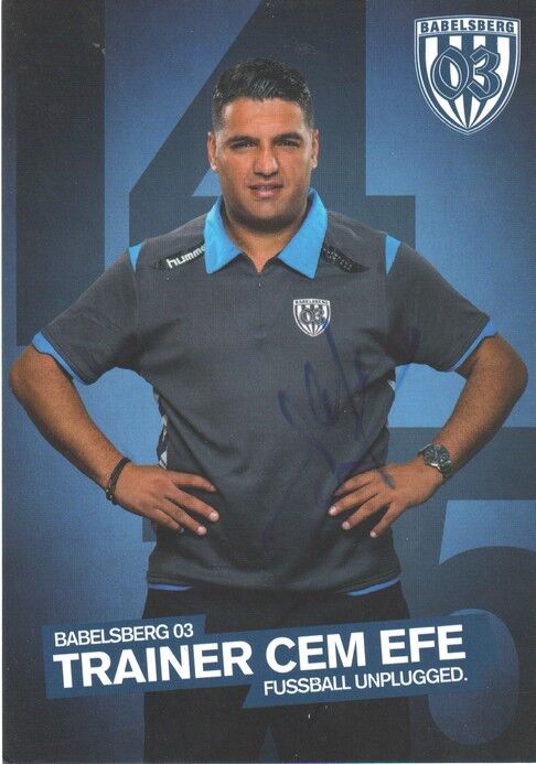 Autogramm Fussball | SV Babelsberg 03 | 2014 | Cem EFE