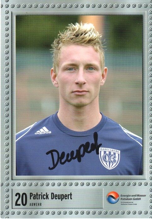 Autogramm Fussball | SV Babelsberg 03 | 2007 | Patrick DEUPERT