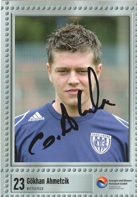 Autogramm Fussball | SV Babelsberg 03 | 2007 | Gökhan AHMETCIK