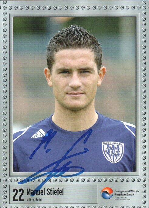 Autogramm Fussball | SV Babelsberg 03 | 2007 | Manuel STIEFEL