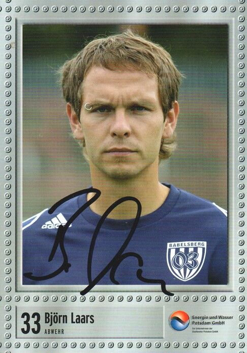 Autogramm Fussball | SV Babelsberg 03 | 2007 | Björn LAARS
