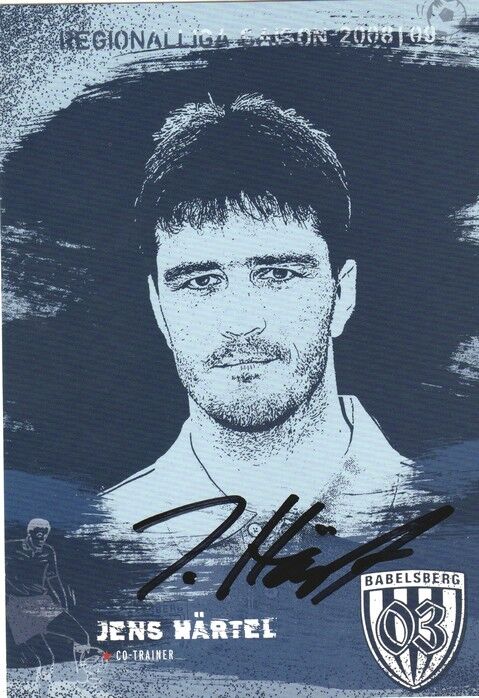 Autogramm Fussball | SV Babelsberg 03 | 2008 | Jens HÄRTEL
