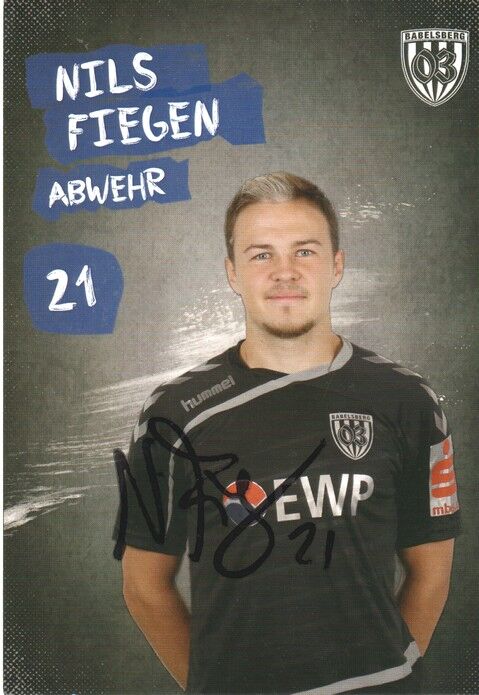 Autogramm Fussball | SV Babelsberg 03 | 2016 | Nils FIEGEN