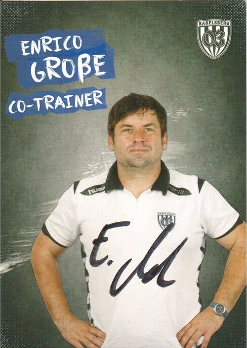 Autogramm Fussball | SV Babelsberg 03 | 2016 | Enrico GROSSE