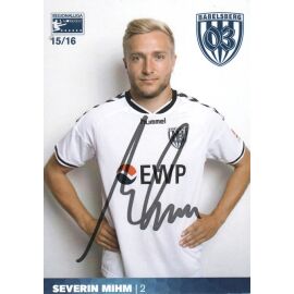 Autogramm Fussball | SV Babelsberg 03 | 2015 | Severin MIHM