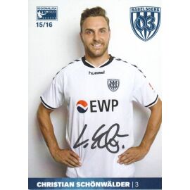 Autogramm Fussball | SV Babelsberg 03 | 2015 | Christian SCHÖNWÄLDER