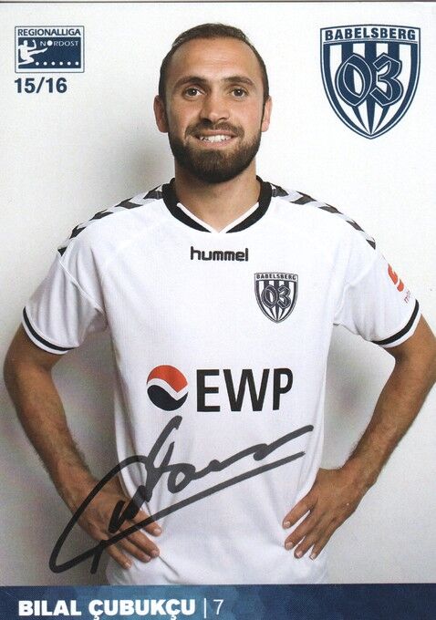 Autogramm Fussball | SV Babelsberg 03 | 2015 | Bilal CUBUKCU