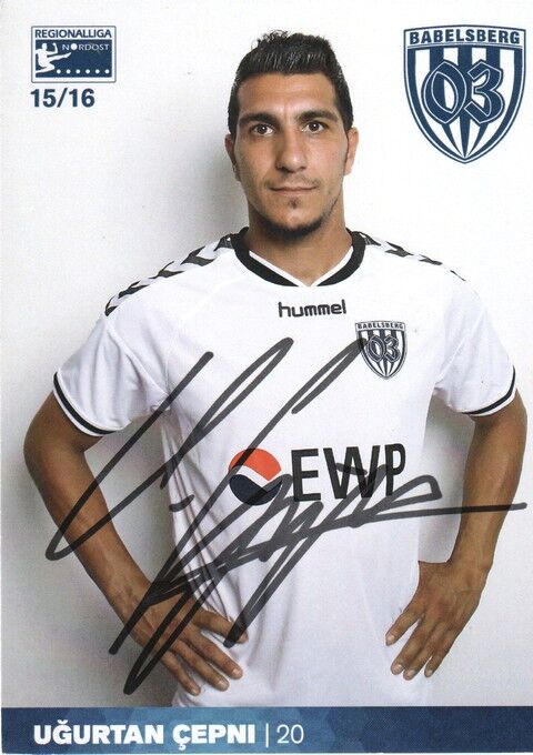 Autogramm Fussball | SV Babelsberg 03 | 2015 | Ugurtan CEPNI